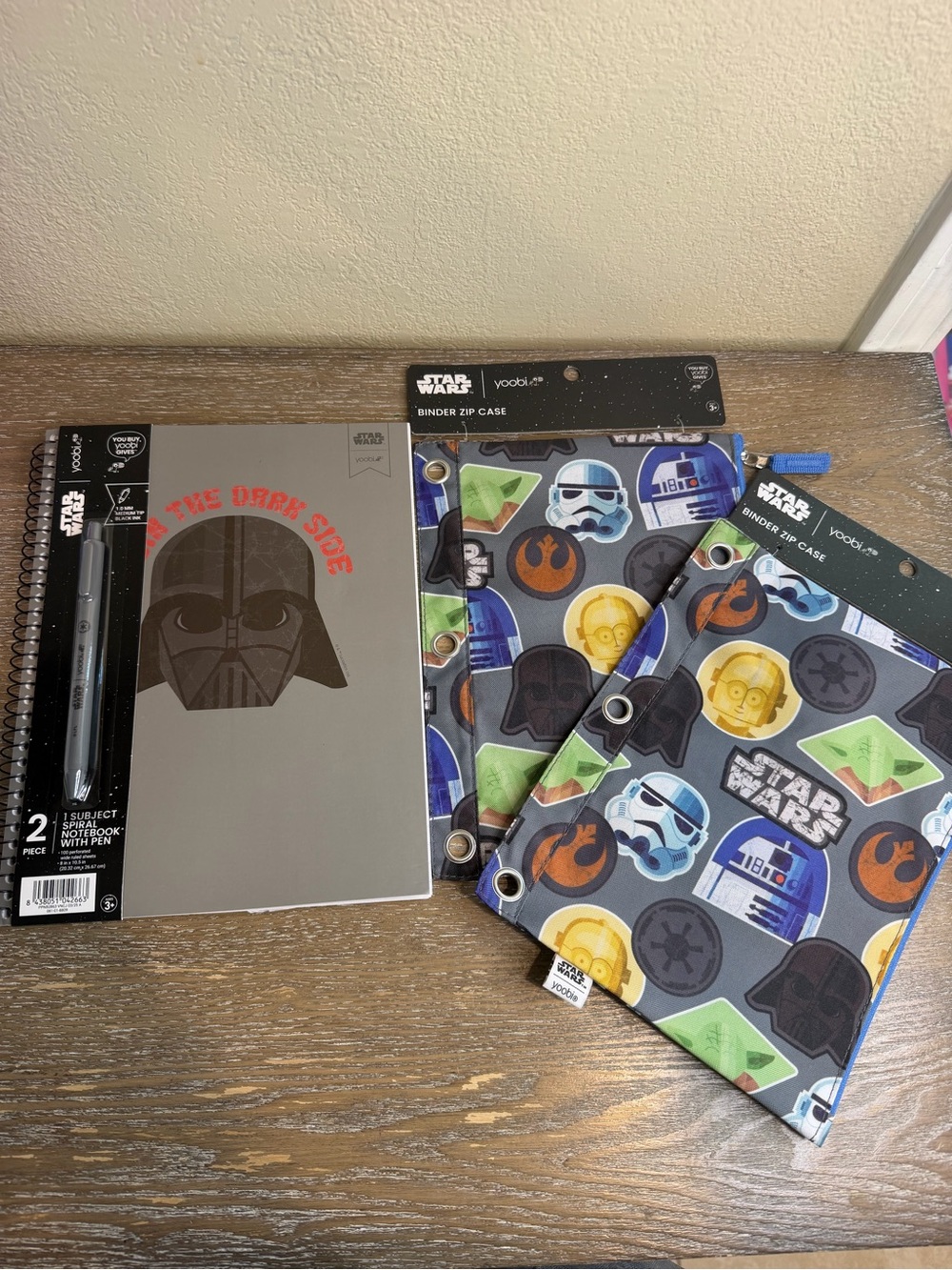 Star Wars Darth Vader Notebook and Pen Set, p & 2 Pencil Pouches